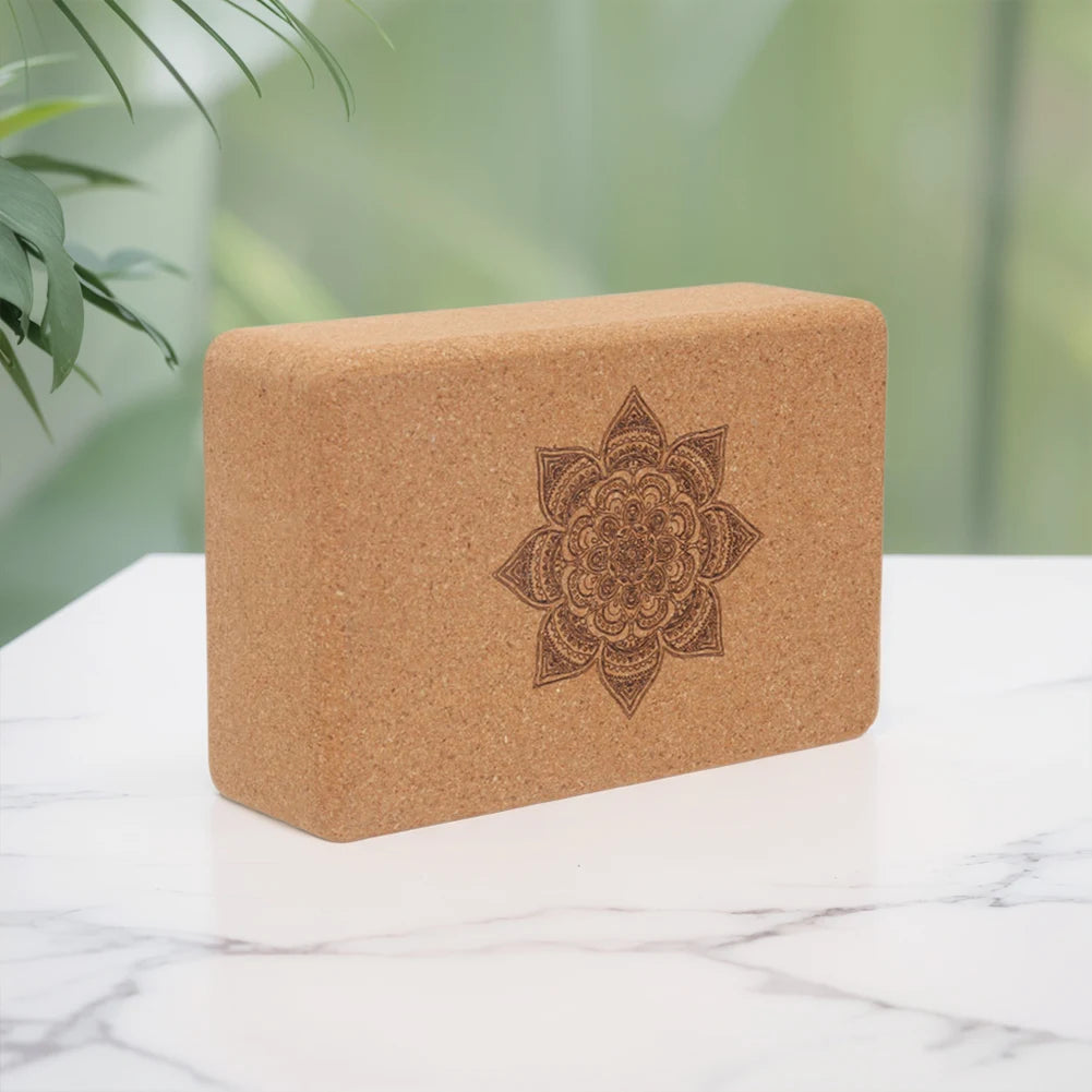 Cork Non-Slip Yoga Block