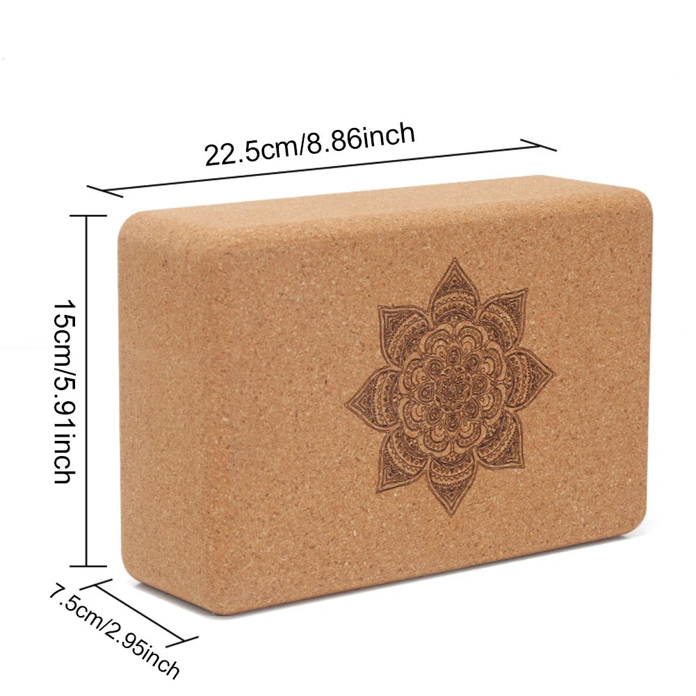 Cork Non-Slip Yoga Block