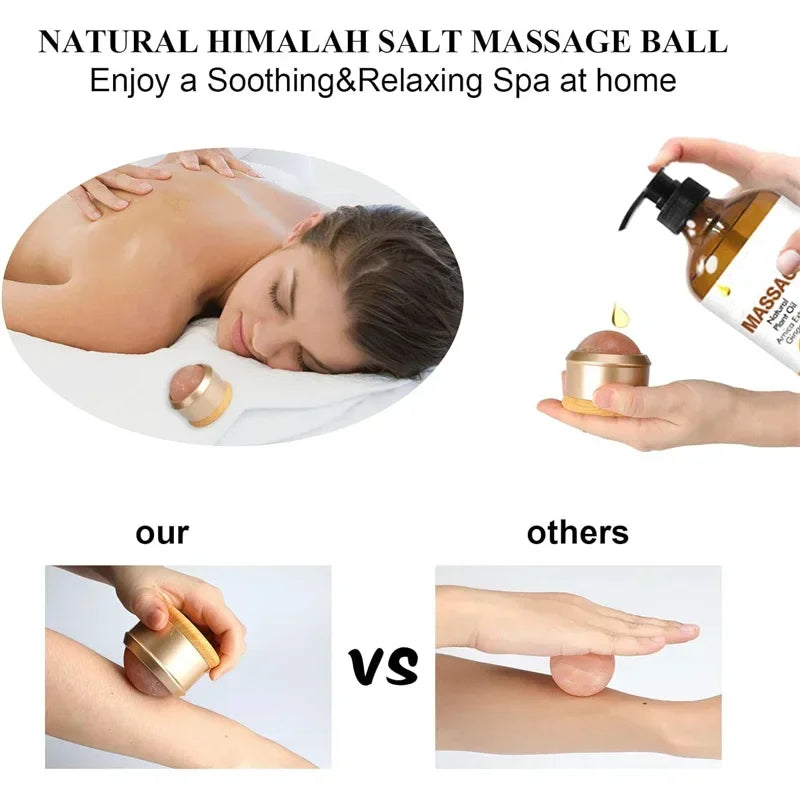 Salt Ball Ice Massage Roller