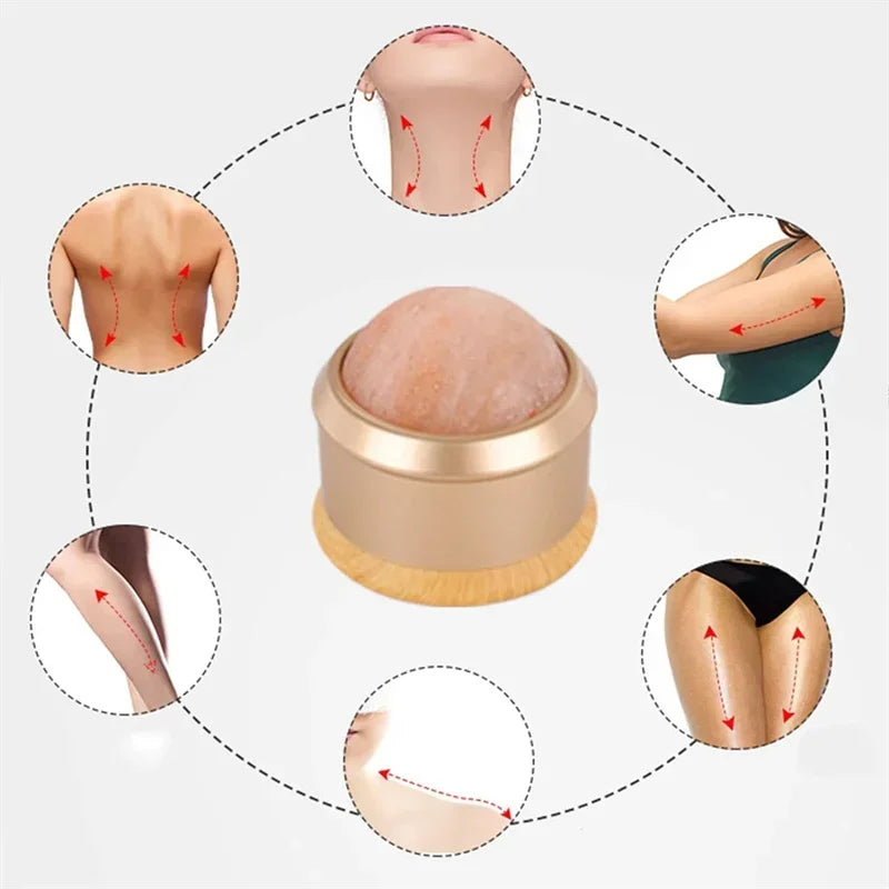 Salt Ball Ice Massage Roller