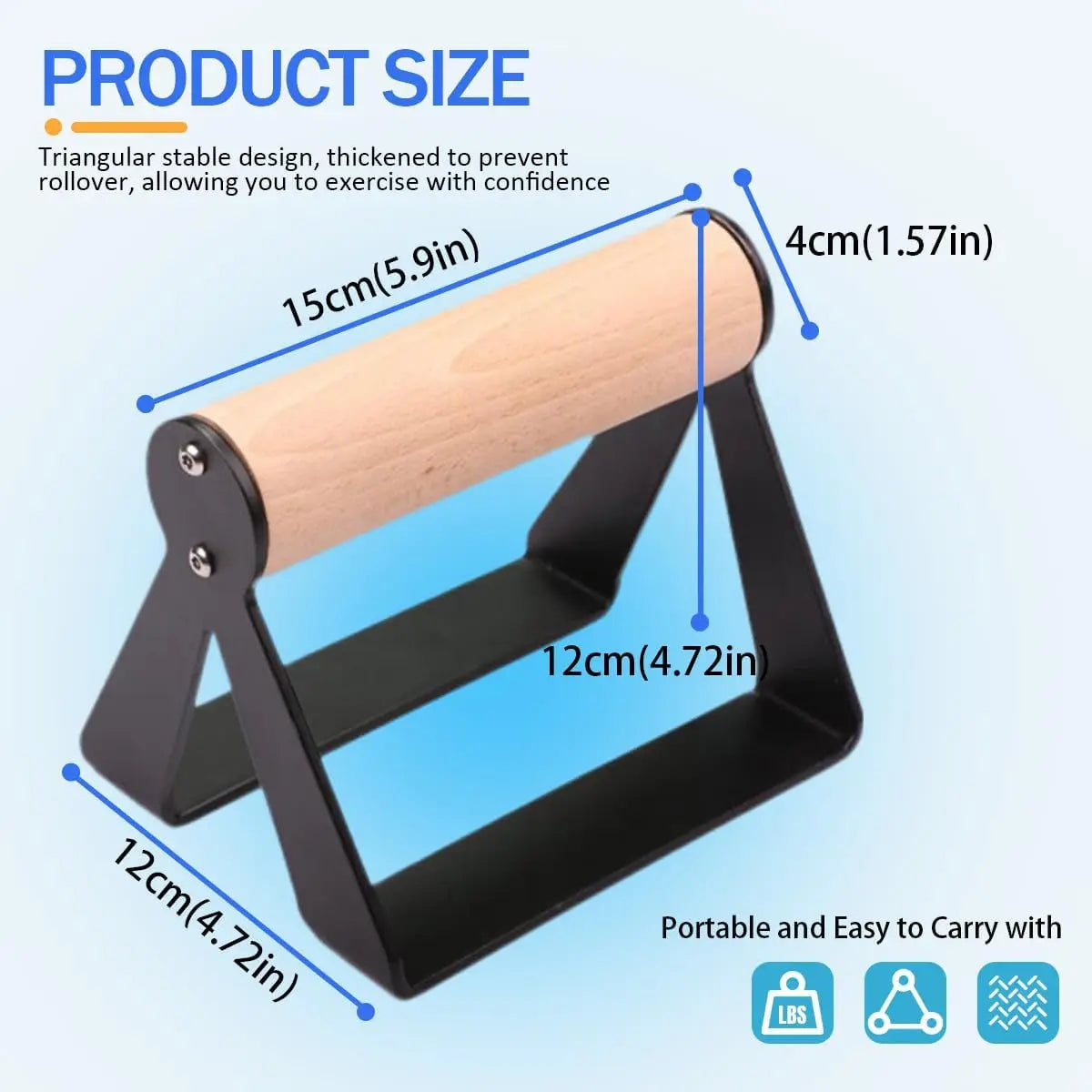 Push-Up Wooden Handle Set