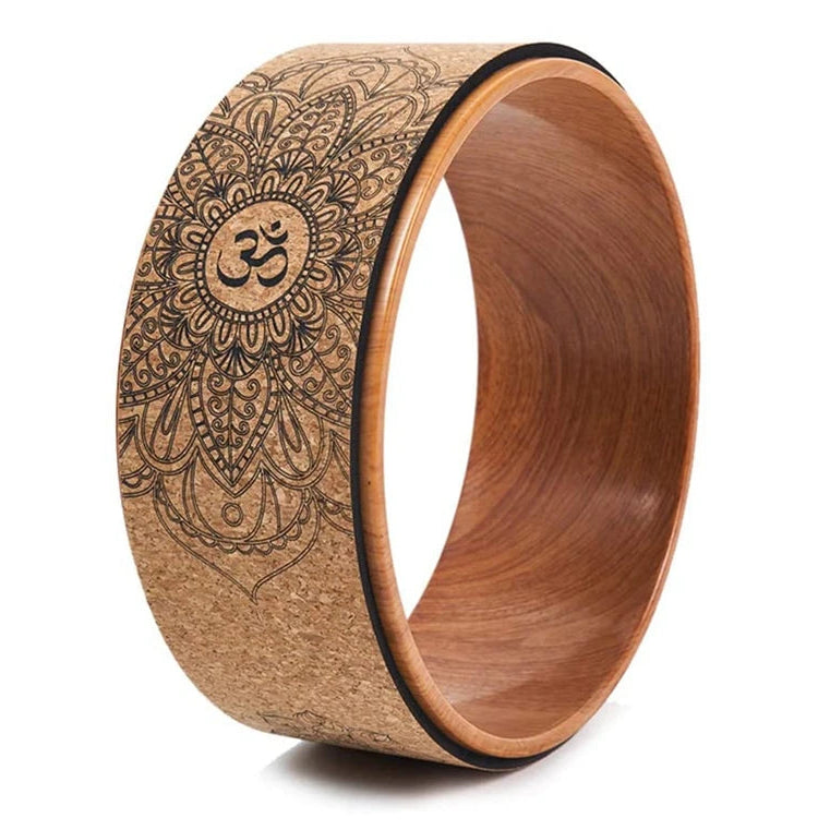 Mandala Cork Yoga Wheel