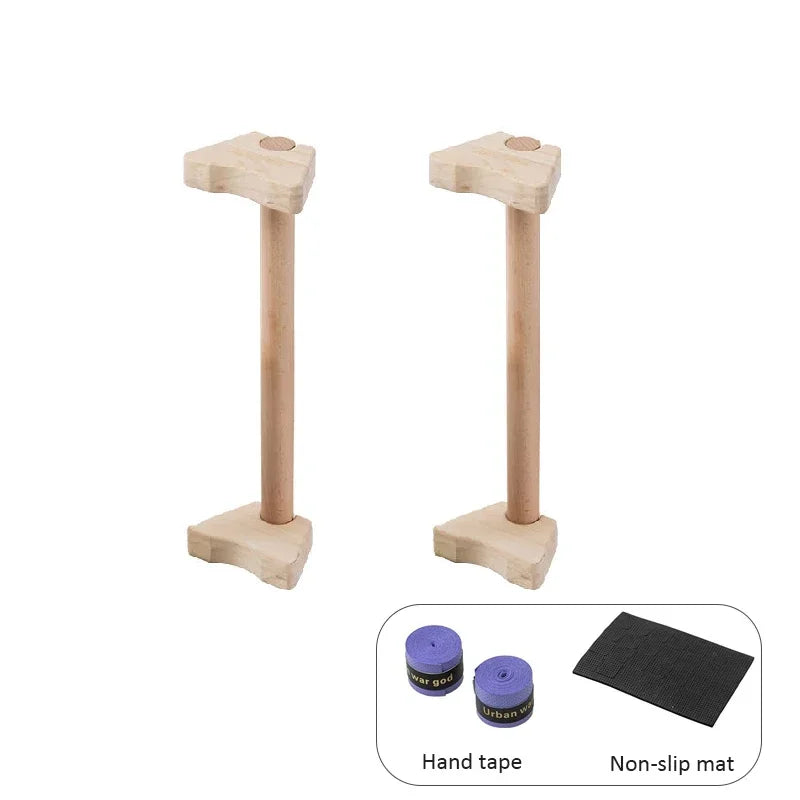 Wooden Push-Up Stand Bar