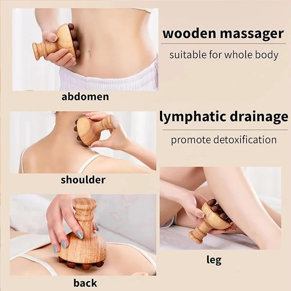 Gua Sha Wooden Massager