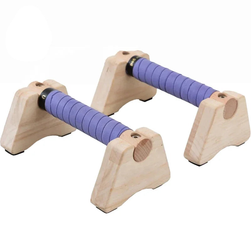Wooden Push-Up Stand Bar