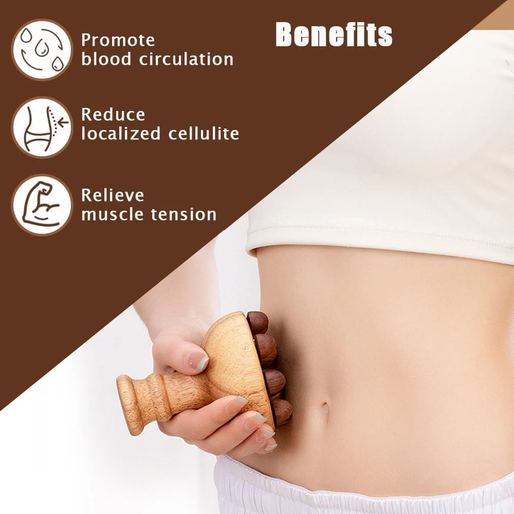 Gua Sha Wooden Massager