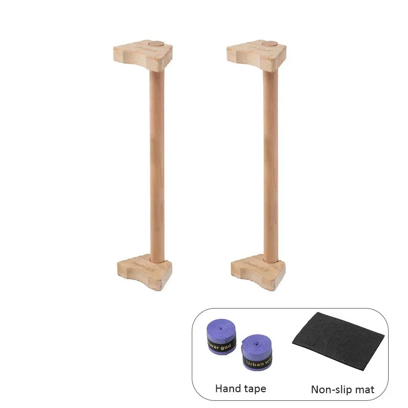 Wooden Push-Up Stand Bar